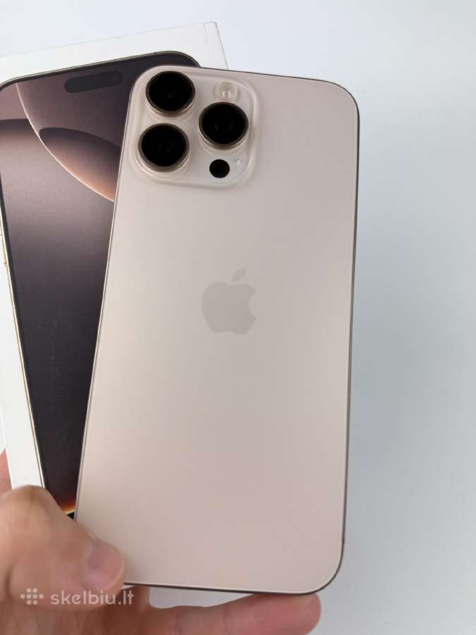 iPhone 16 Pro Max 256gb Desert Titanium - nuotraukos Nr. 2