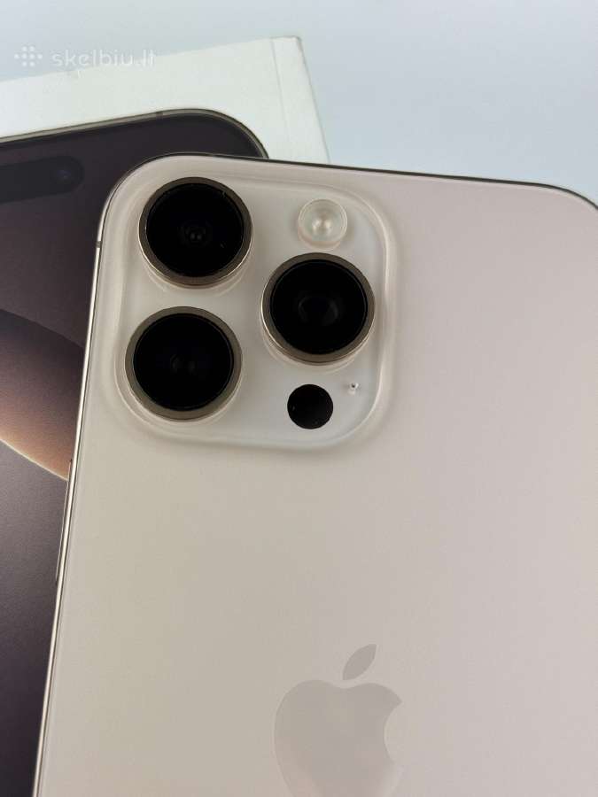 iPhone 16 Pro Max 256gb Desert Titanium - nuotraukos Nr. 3