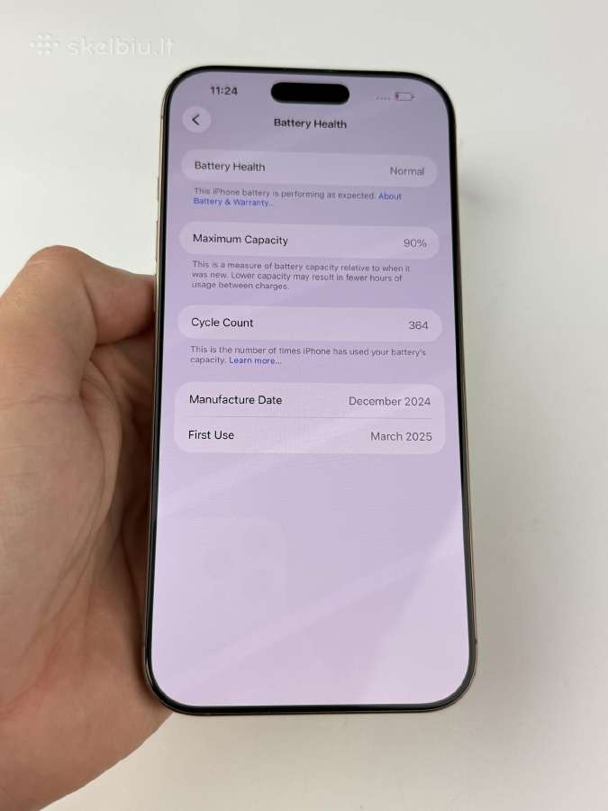 iPhone 16 Pro Max 256gb Desert Titanium - nuotraukos Nr. 12