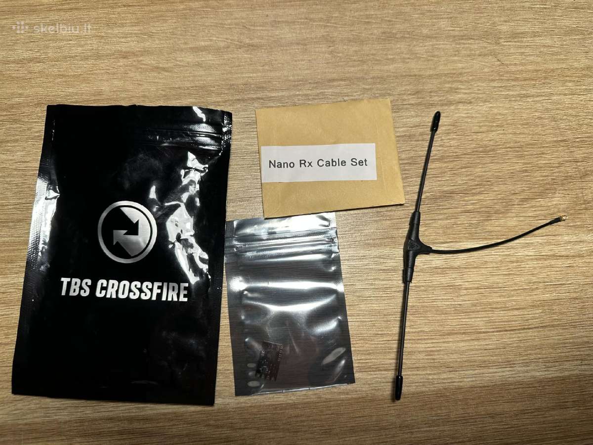 Tbs Crossfire nano Rx Fpv imtuvas su Antenomis