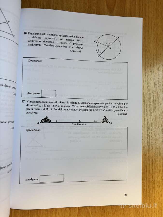 Parduodamos matematikos pratybos - nuotraukos Nr. 2