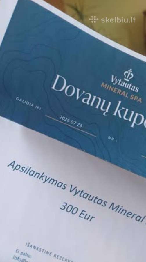 Dovanų kuponas į Vytautas spa