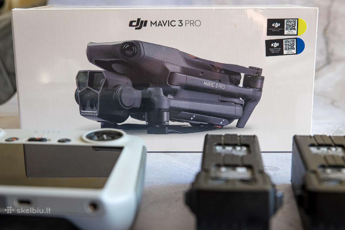 Dji Mavic 3 Pro dronas (papildoma baterija)