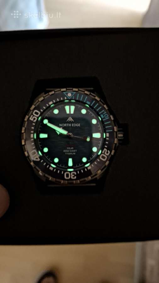 North Edge titanium solar 300 m (30 bar/30 atm) - nuotraukos Nr. 15