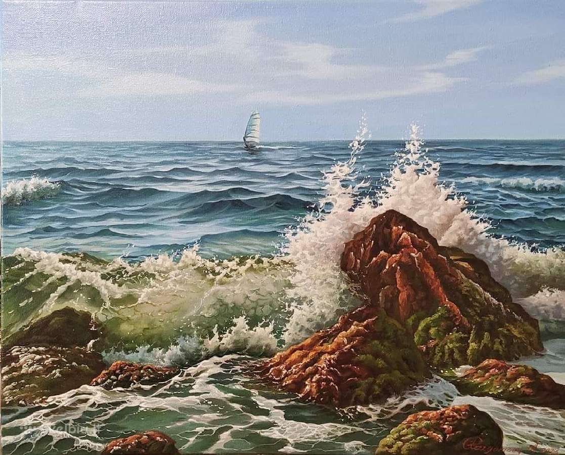 Drobė, aliejus 50 x 40 cm 200 eurų