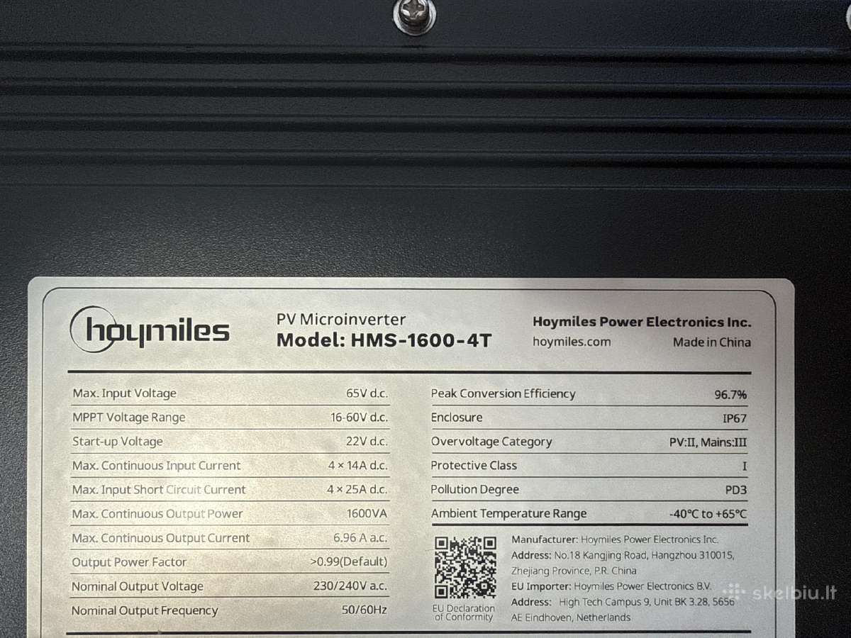 Inverteris Hoymiles 1600 W - nuotraukos Nr. 3
