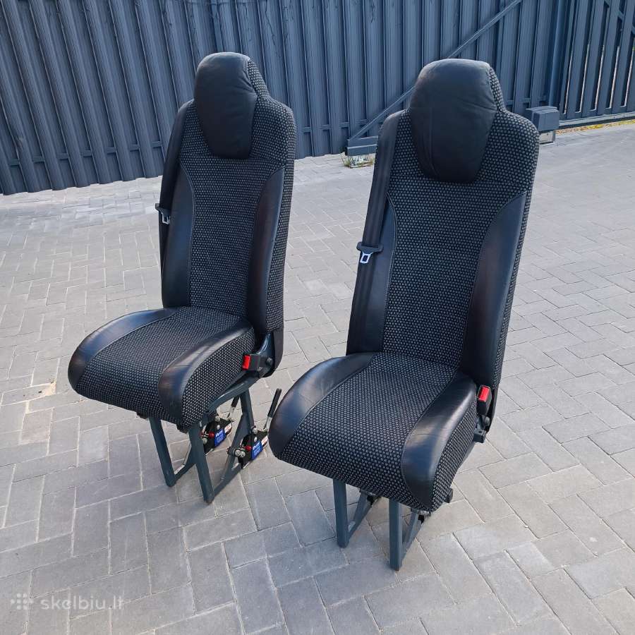 Mikroautobuso sėdynės