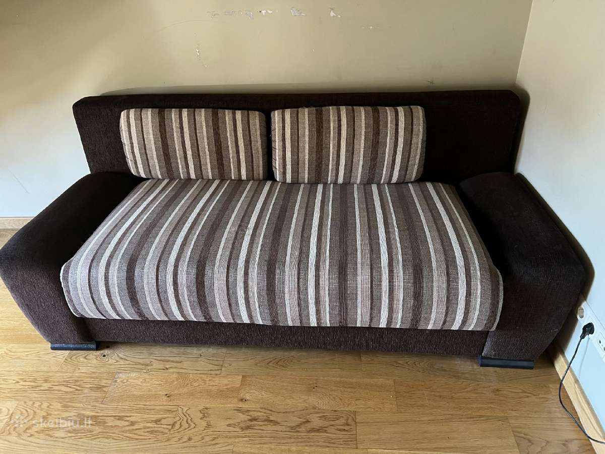 Sofa vienvietė su patalynės dėže