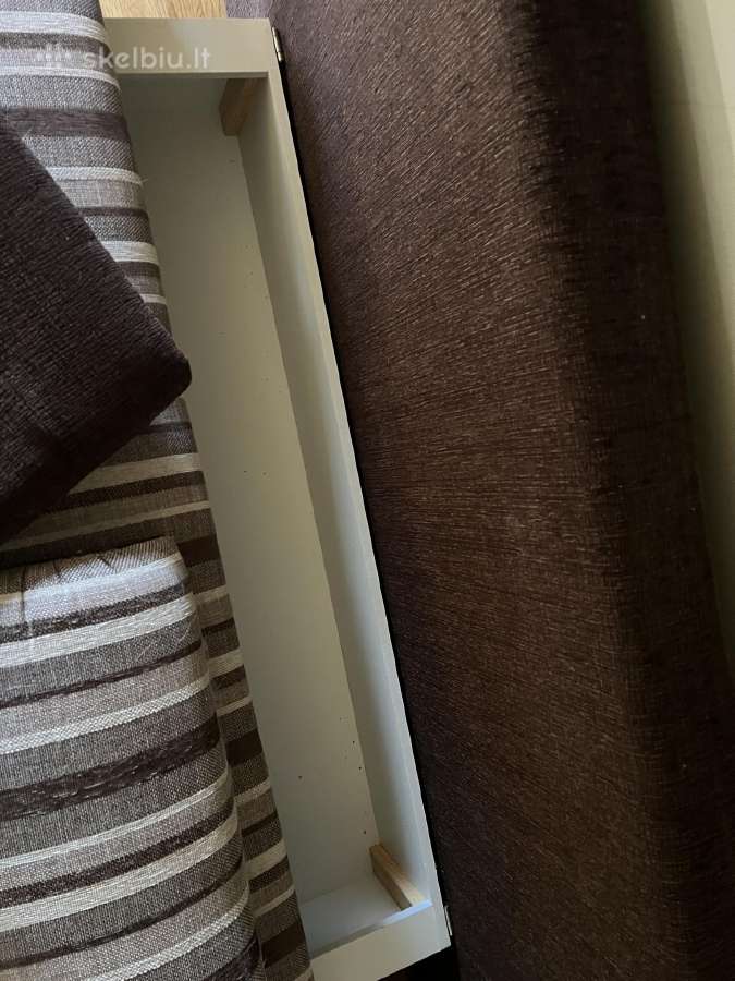 Sofa vienvietė su patalynės dėže - nuotraukos Nr. 3
