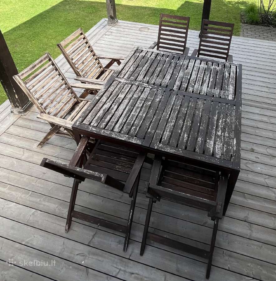 Ikea lauko baldai