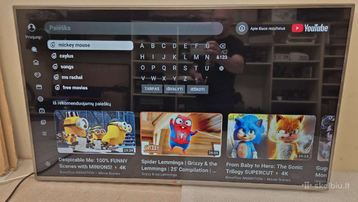 Naudotas LED Smart Fhd TV LG 47" 119cm Wi-fi