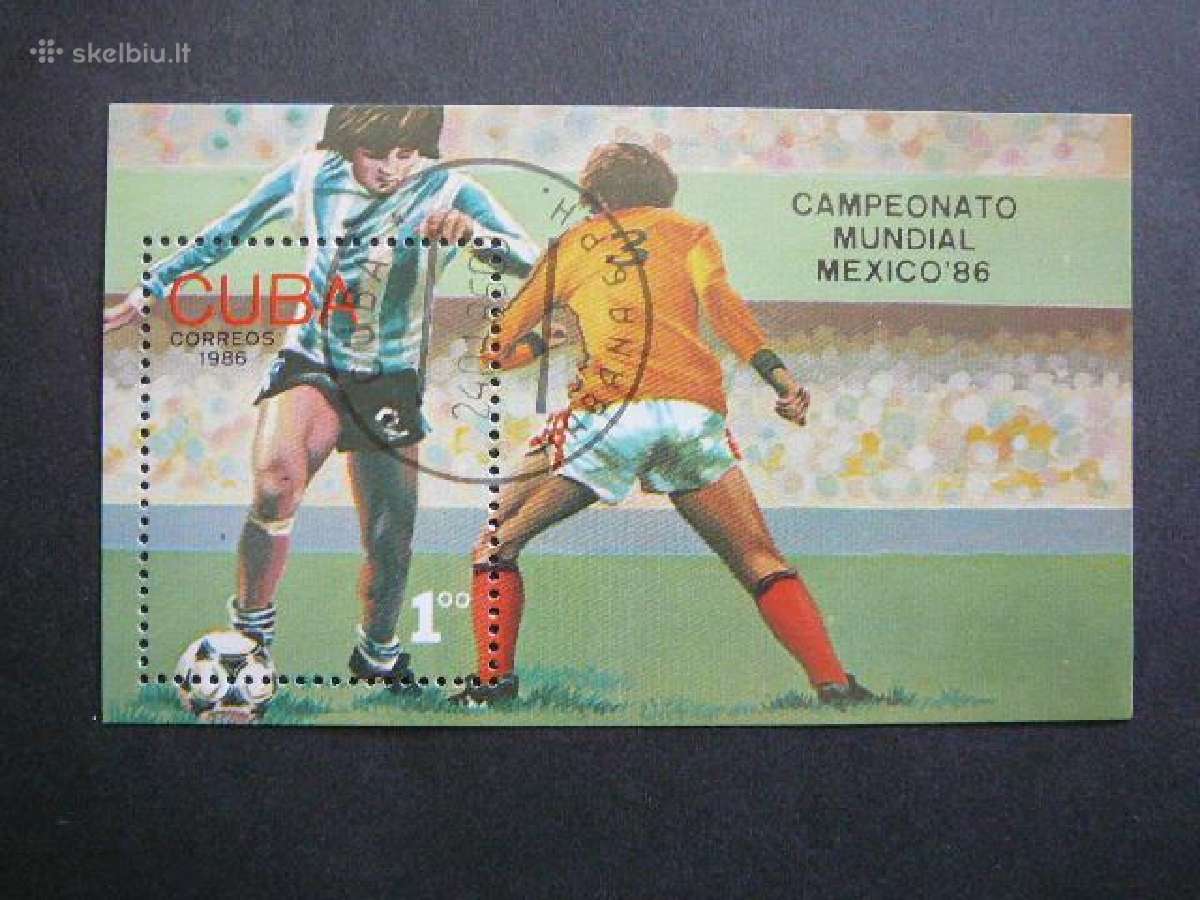 Futbolas Kuba 1986 antsp. cu27a