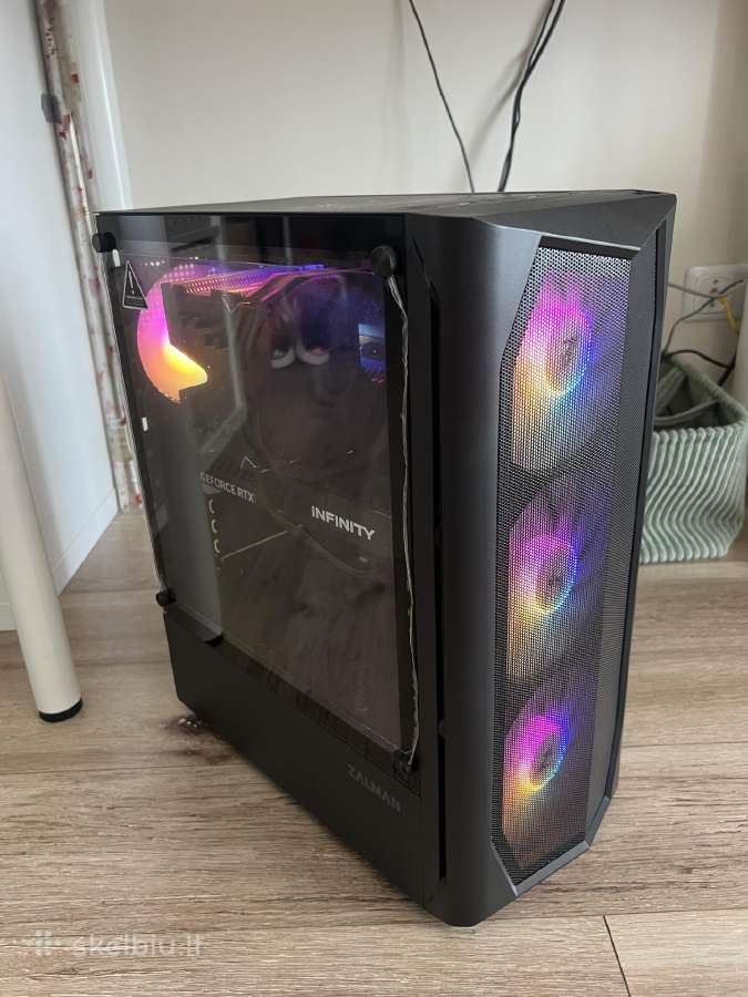 Ryzen 5600x, 16gb RAM, Rtx 5060 garantija, 512 SSD