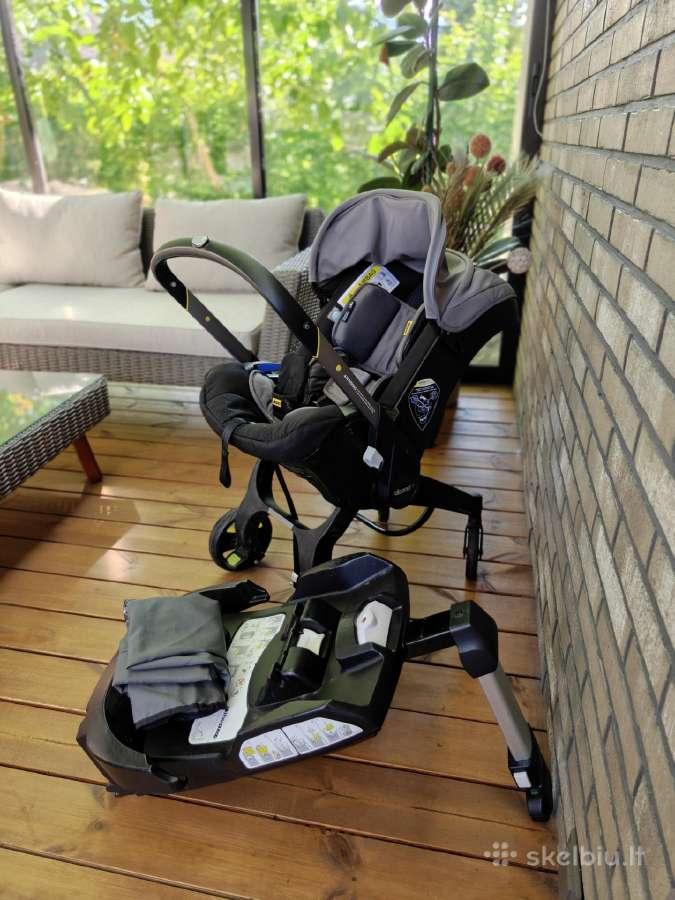 Doona automobilinė kėdutė vežimėlis su Izofix baze