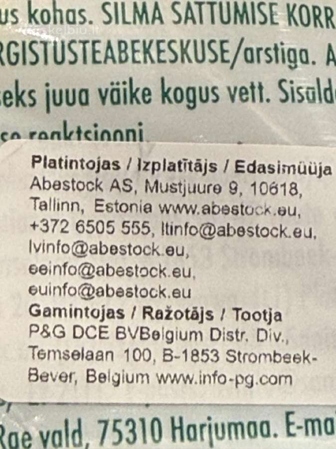 232 vnt. Fairy indaplovės tablečių. - nuotraukos Nr. 3