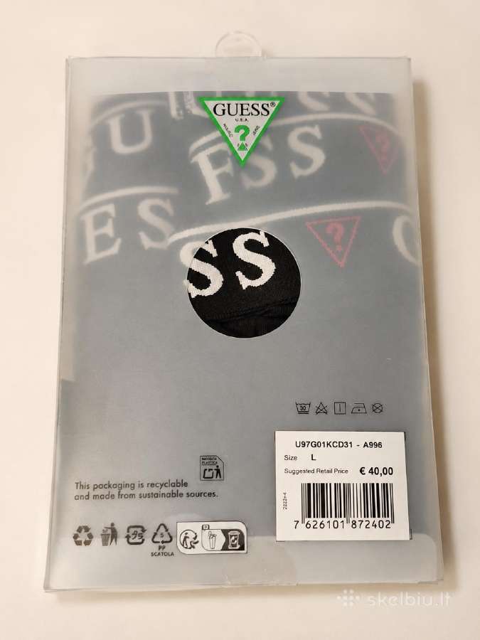 Guess vyriški boxeriai 3-pack L nauji - nuotraukos Nr. 3