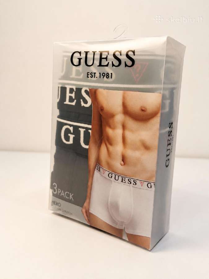 Guess vyriški boxeriai 3-pack XL nauji