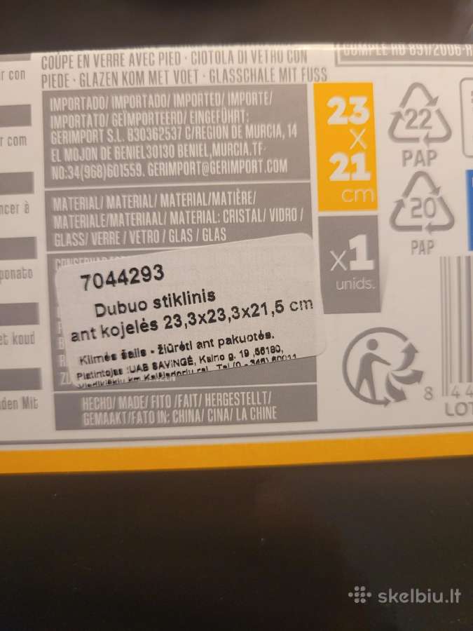 Stiklinis indas - nuotraukos Nr. 4