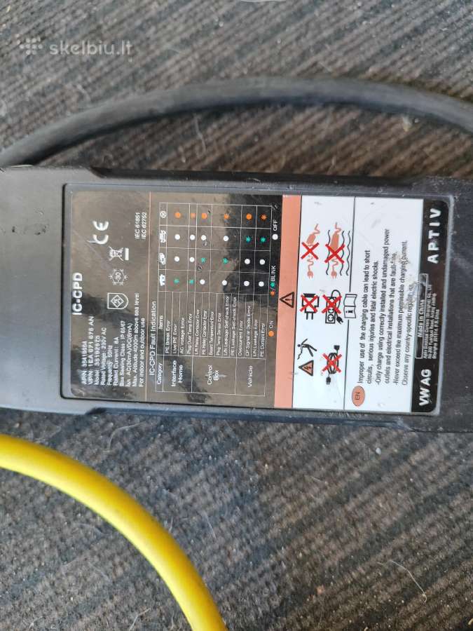 VW orginalus pakrovėjas 8a galingumo Type 2 - nuotraukos Nr. 2