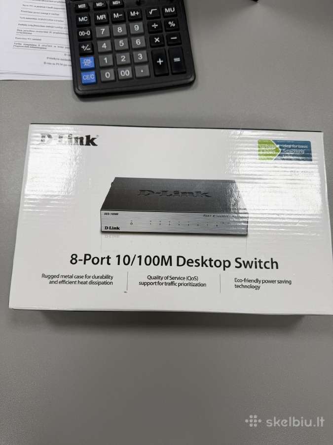 Komutatorius (Switch) D-link Des-1008d