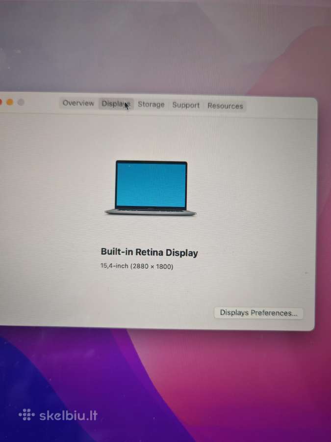MacBook Pro 15.4 A1707 Mid 2017 i7 16gb 500gb - nuotraukos Nr. 5