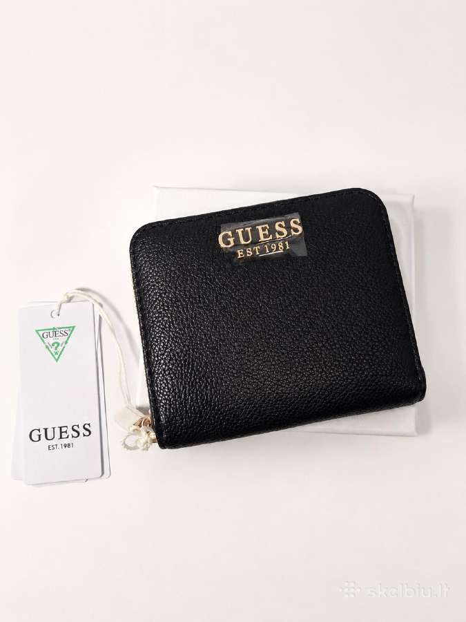 Guess juoda piniginė Laurel II Slg nauja