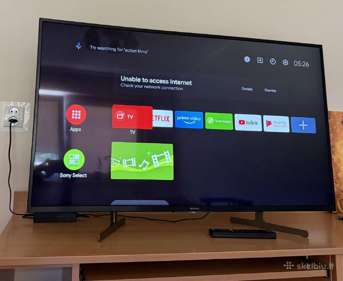 Televizorius Sony Kd-49xg8196 49 4k Android TV