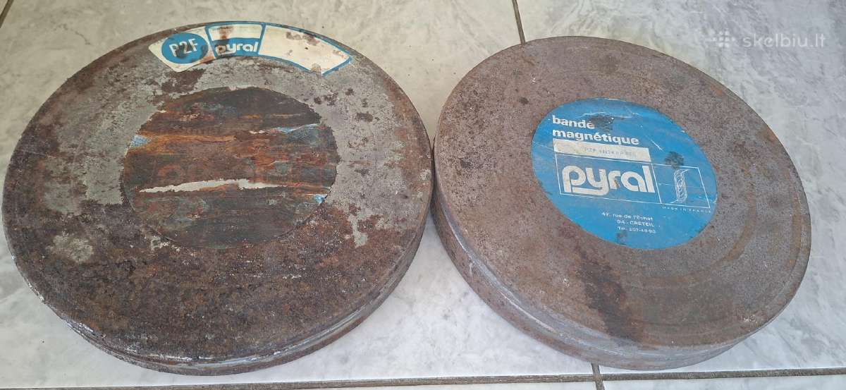 Vintažinės „Pyral P2f“ magnetinės juostos - nuotraukos Nr. 3