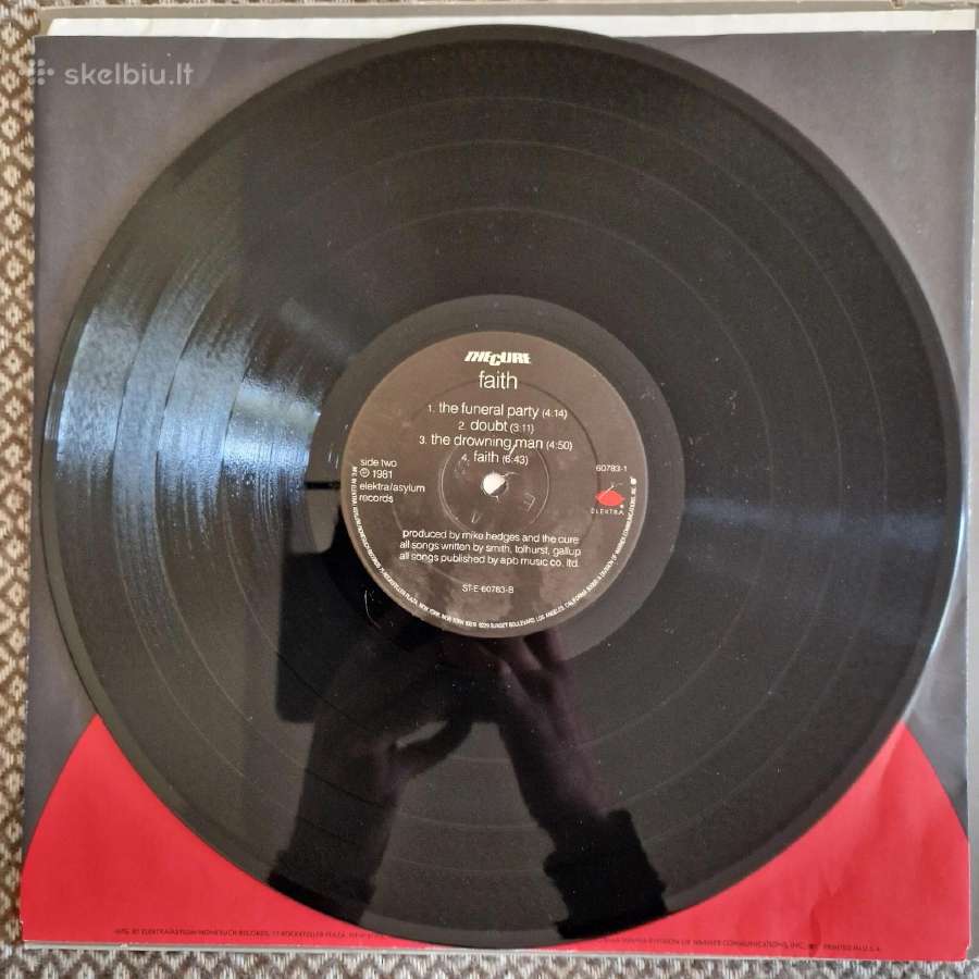 The Cure – Faith / Vinyl Lp (1988 Us pressing) - nuotraukos Nr. 5