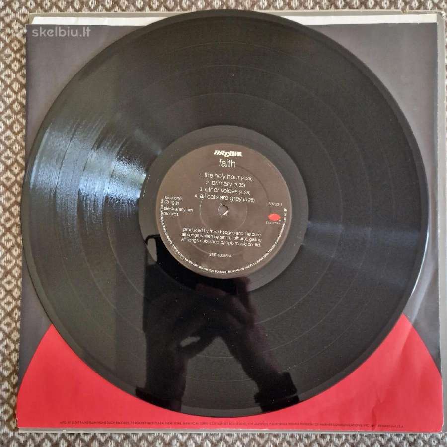 The Cure – Faith / Vinyl Lp (1988 Us pressing) - nuotraukos Nr. 6