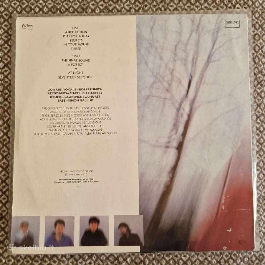 The Cure – Seventeen Seconds / Vinyl Lp (1980 Ger - nuotraukos Nr. 2