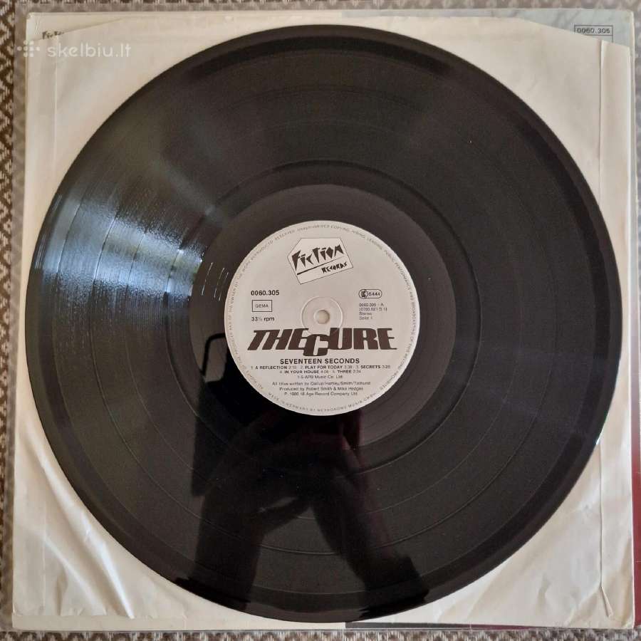The Cure – Seventeen Seconds / Vinyl Lp (1980 Ger - nuotraukos Nr. 3