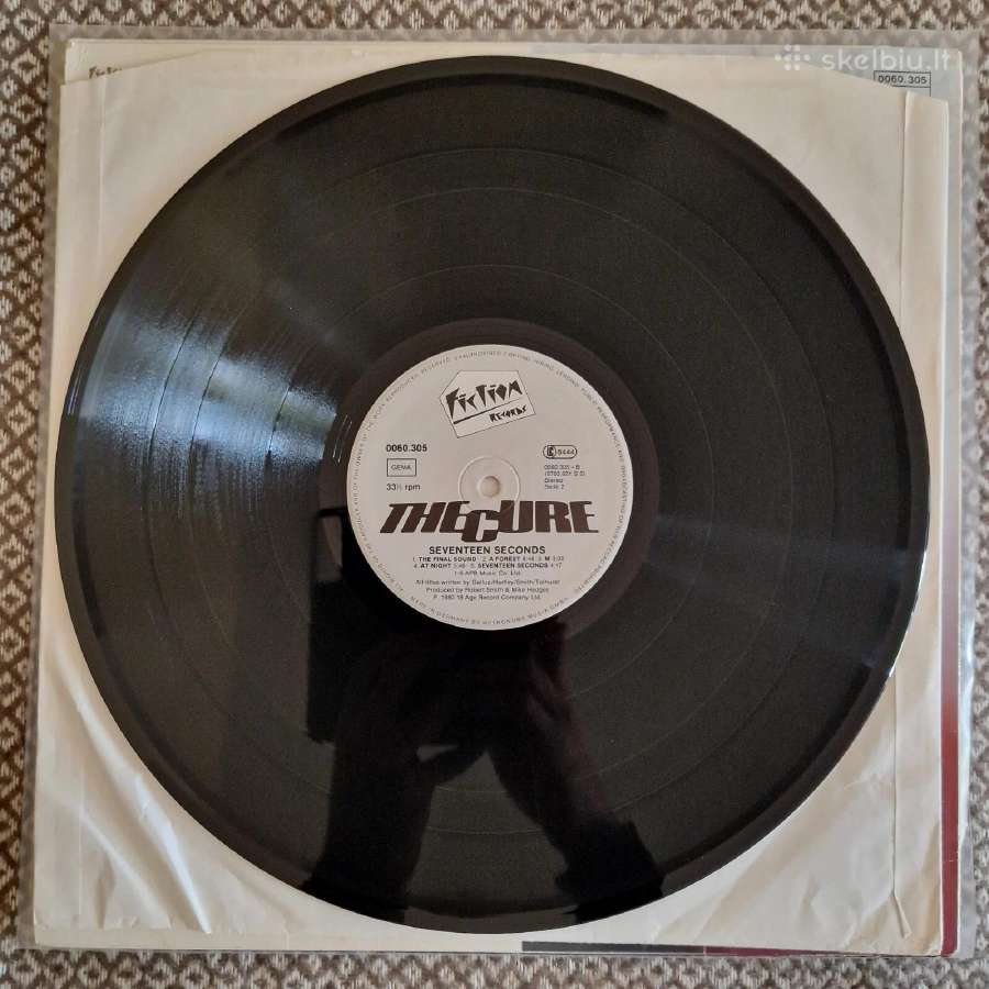 The Cure – Seventeen Seconds / Vinyl Lp (1980 Ger - nuotraukos Nr. 4