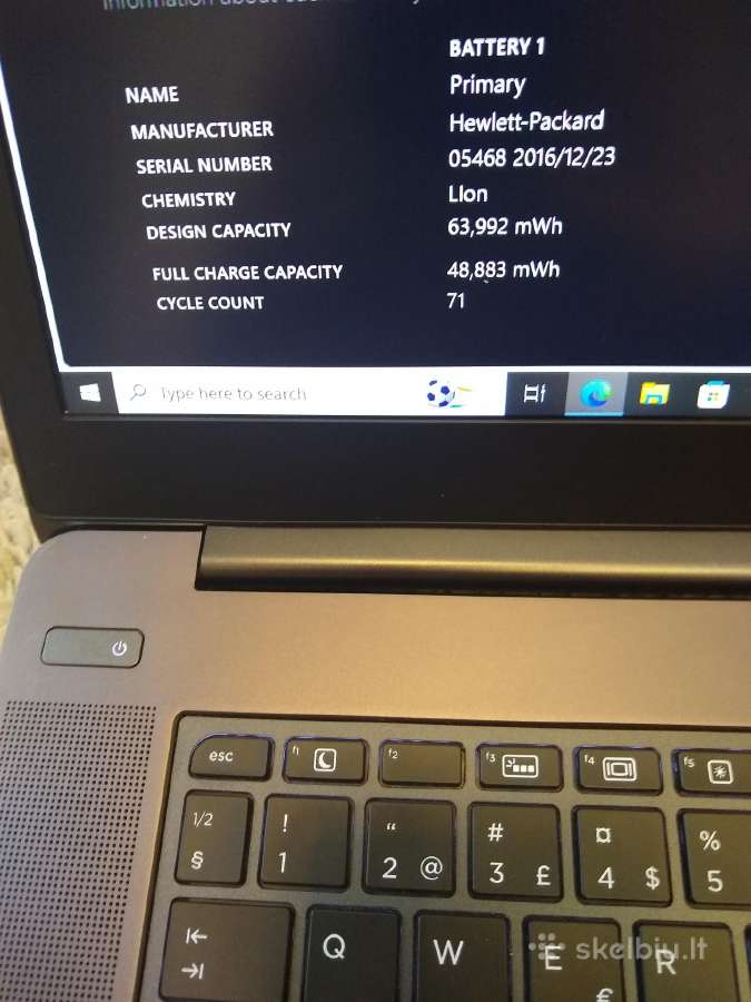 Zbook Studio 15" Xeon 3ghz/32gb RAM - nuotraukos Nr. 2