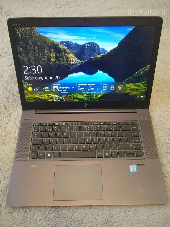 Zbook Studio 15" Xeon 3ghz/32gb RAM - nuotraukos Nr. 5