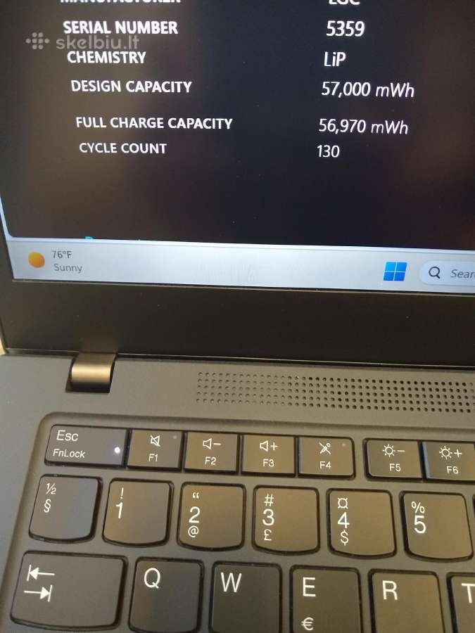 Thinkpad T14 i5-11th/32gb RAM - nuotraukos Nr. 4