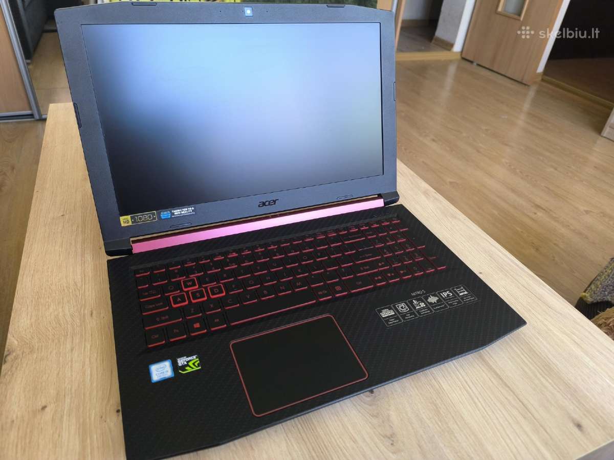 Acer nitro 5, 15.6fhd, i5, 16gb, Nvidia 1050ti