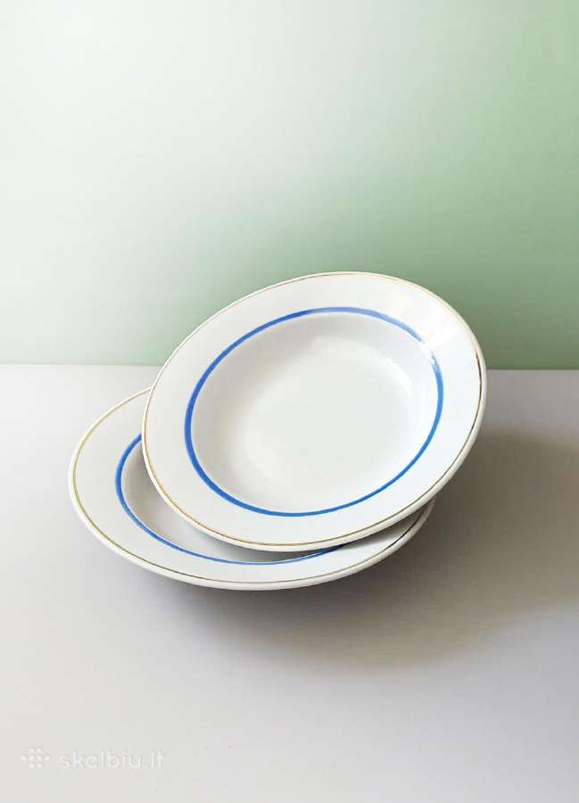 Lėkštės gilesnės, 24cm, 2vnt., Rpr Riga