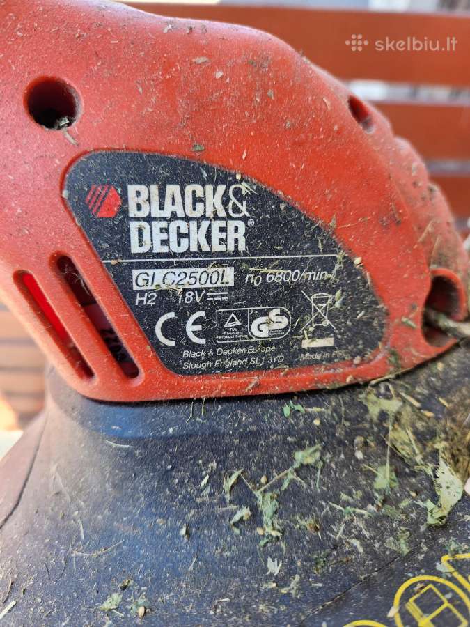 Trimeris Black & Decker Gl C2500l - nuotraukos Nr. 3