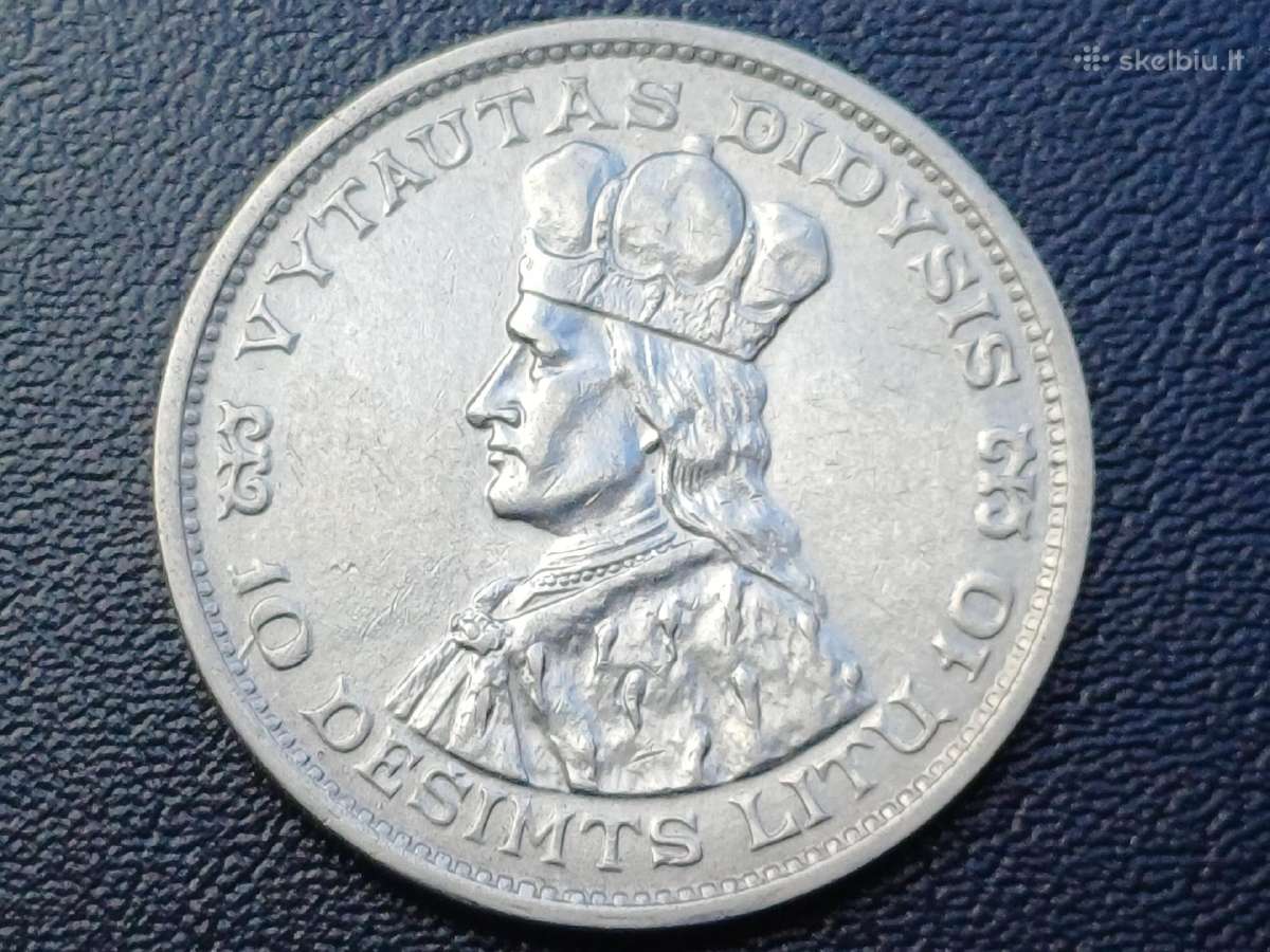 10 litų 1936. Sidabras