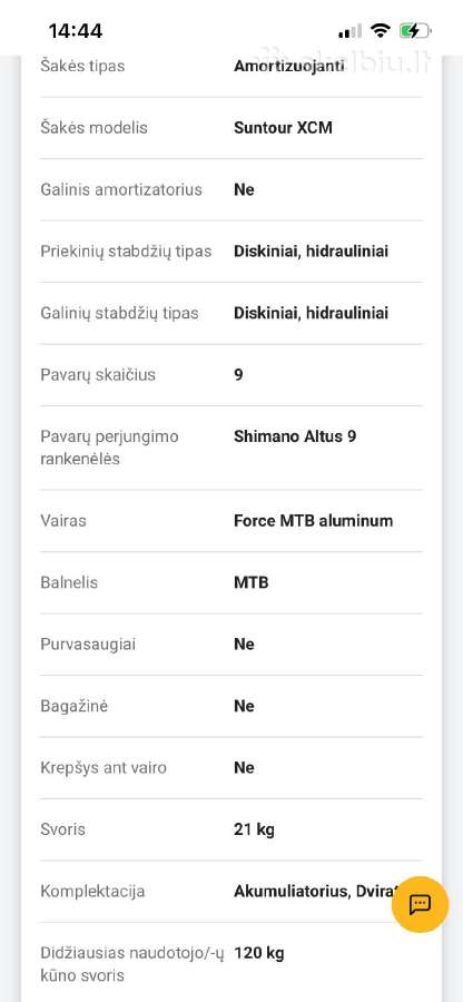 Parduodu MTB elektrinį dviratį - nuotraukos Nr. 6