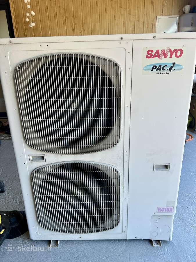 Sanyo Airpac oras–vanduo šilumos siurblys, naud.