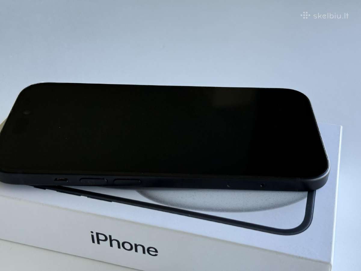 iPhone 15 geros būklės su gera baterija 85 - nuotraukos Nr. 3