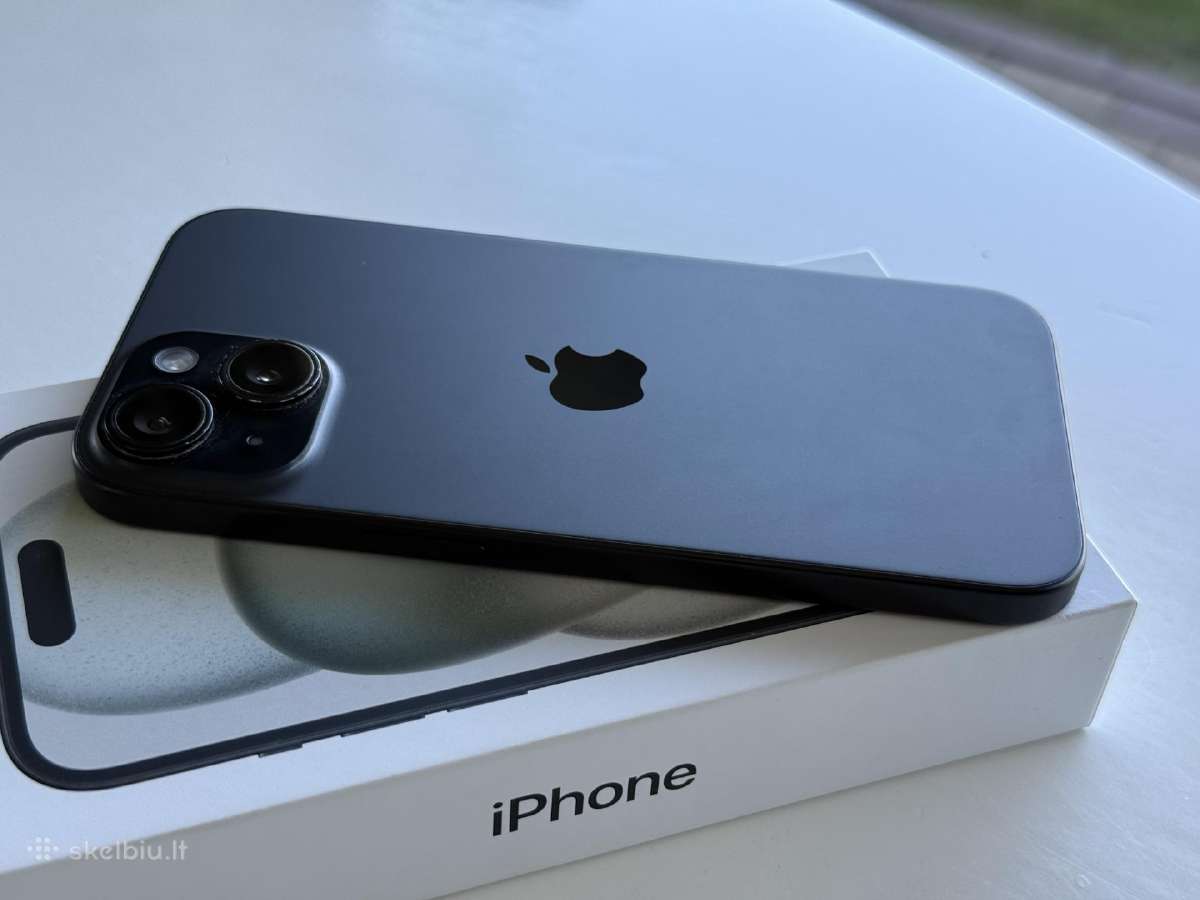 iPhone 15 geros būklės su gera baterija 85 - nuotraukos Nr. 9