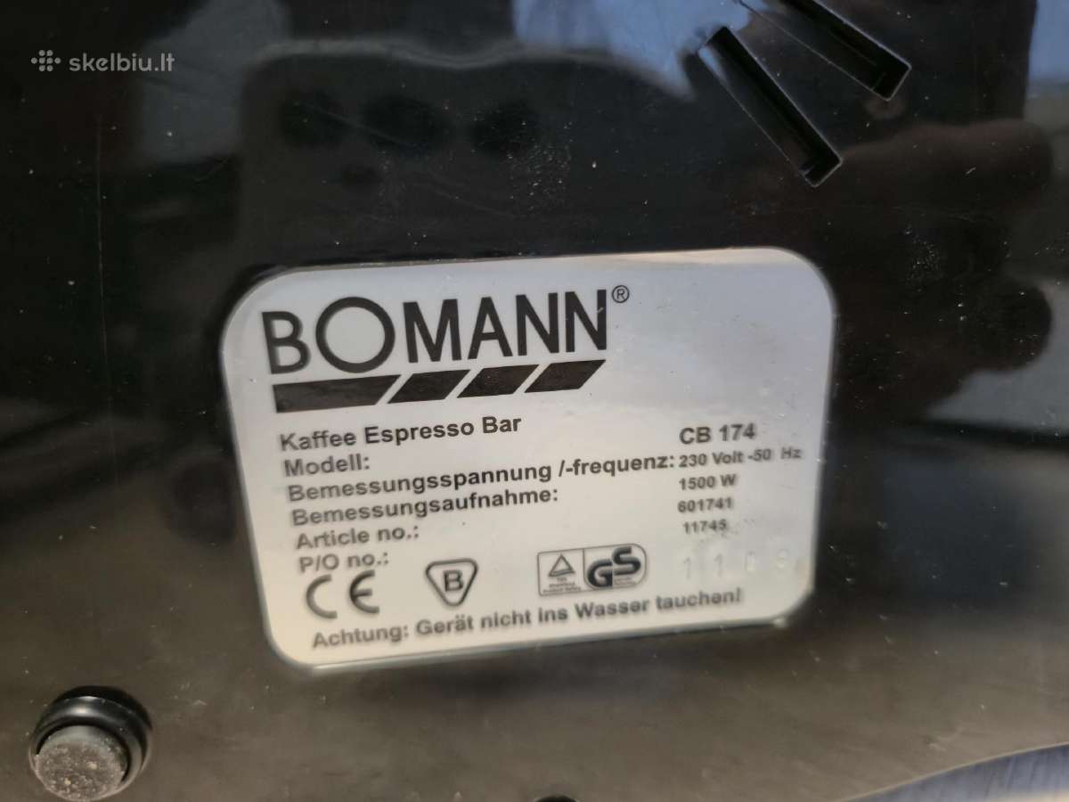 Bomann Cb174 kombinuotas kavos ir espress aparatas - nuotraukos Nr. 4