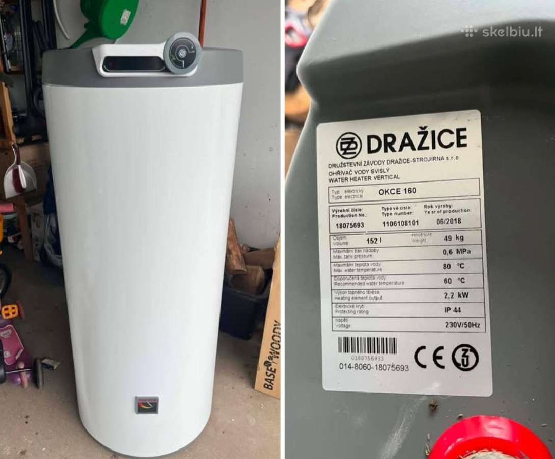 Dražice 160l boileris