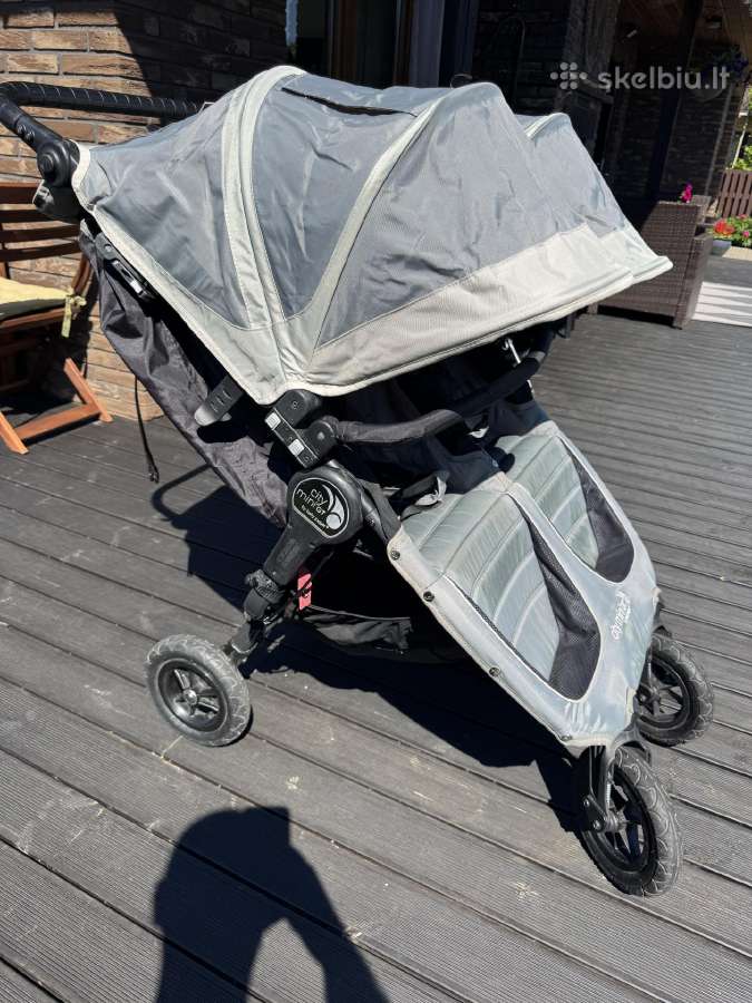 Dvynių vežimėlis Babyjoger City Mini GT 2 Double - nuotraukos Nr. 4