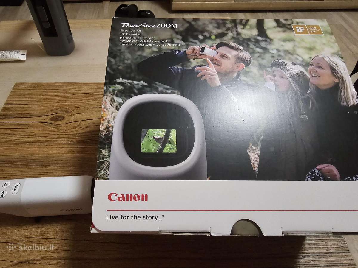 Mini nesiojama kamera canon zoom - nuotraukos Nr. 10