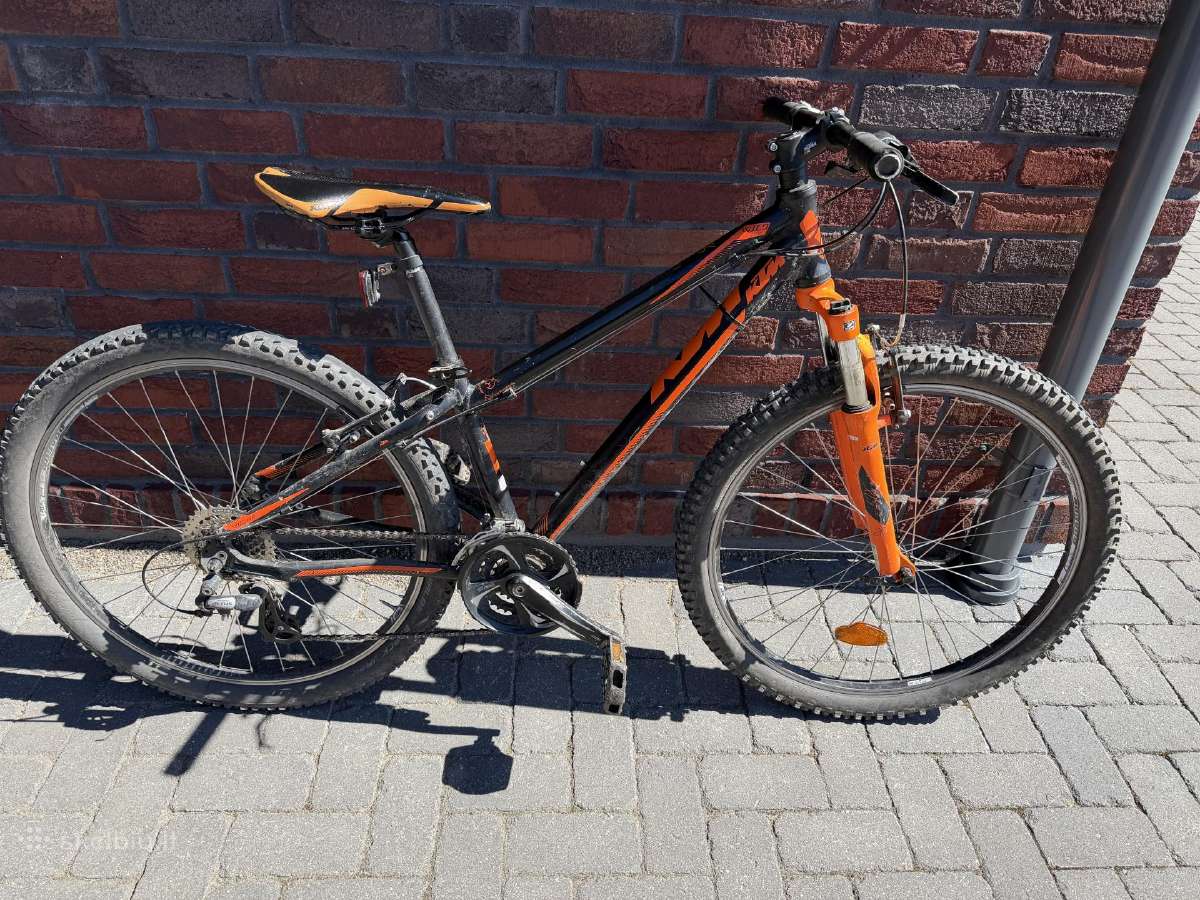 KTM kalnų dviratis (MTB). Tvarkingas ir patikimas