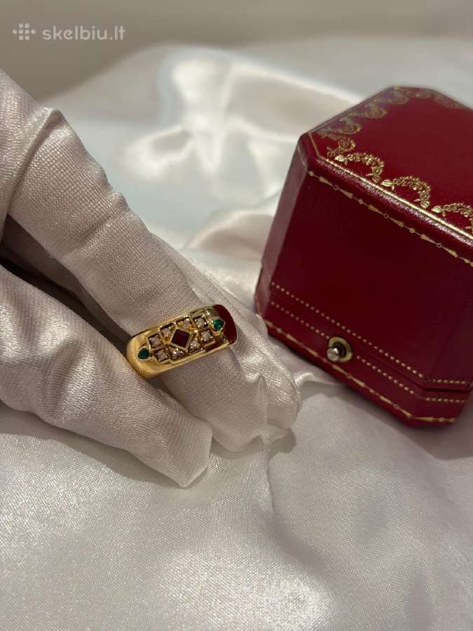 Cartier 18k Byzantine žiedas - nuotraukos Nr. 2